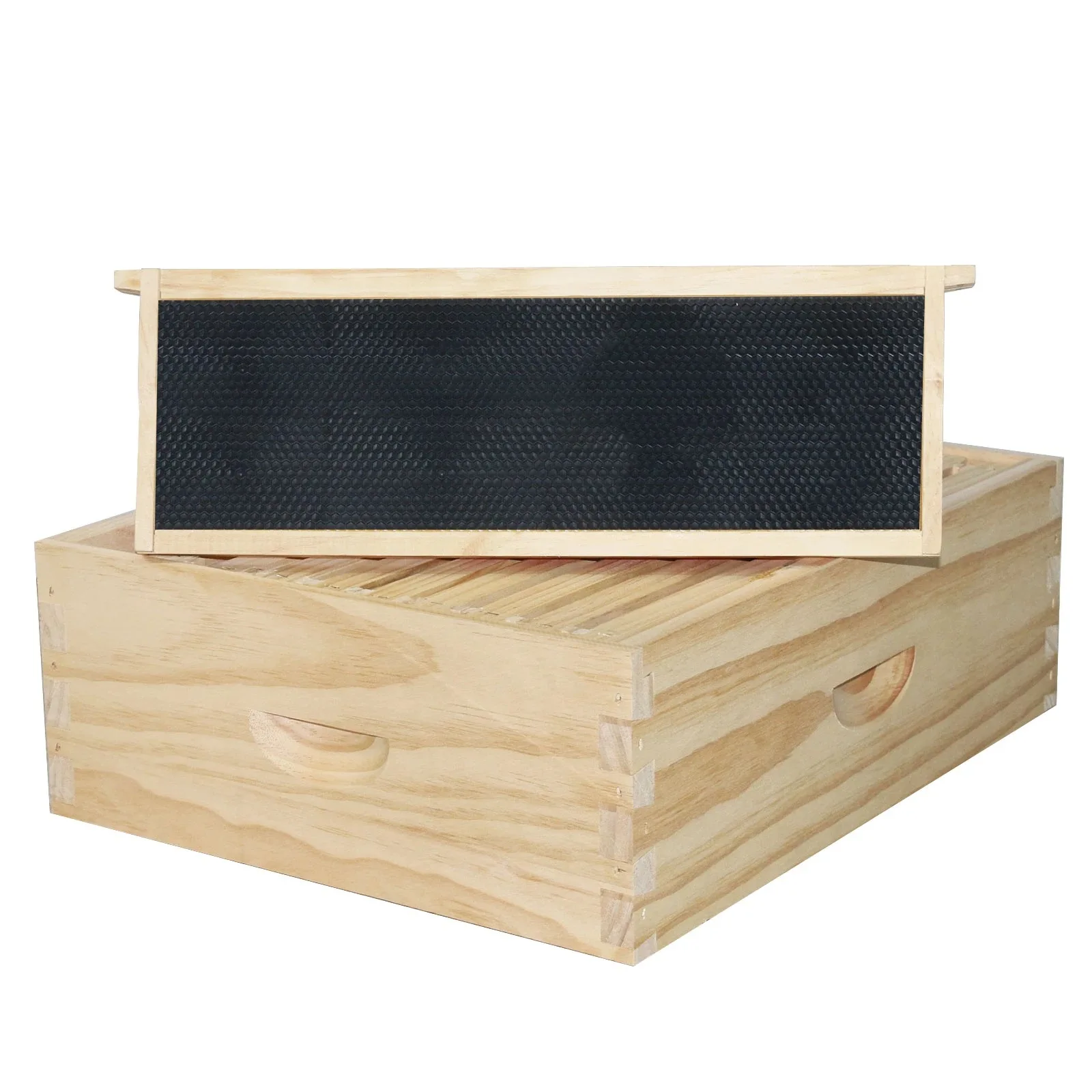 Factory Price Bee Hive Frames Plastic Beeswax Foundation Sheet Wood Bee Hive Box