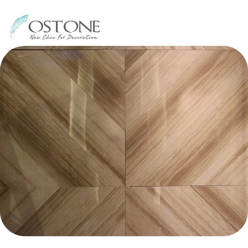 24x24 Polished Grey Wood Vein Imitate Marble Tiles Bathroom Ceramic Wall