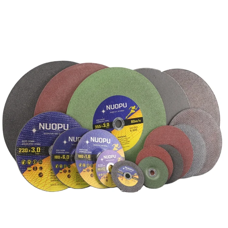 Disc 9 Inch Cutting and Manufacturers Abrasive Grinding Wheel EN12413 Avaliable Black/red CN;ZHE NUOPU 100*6*16-230*6*16 T27