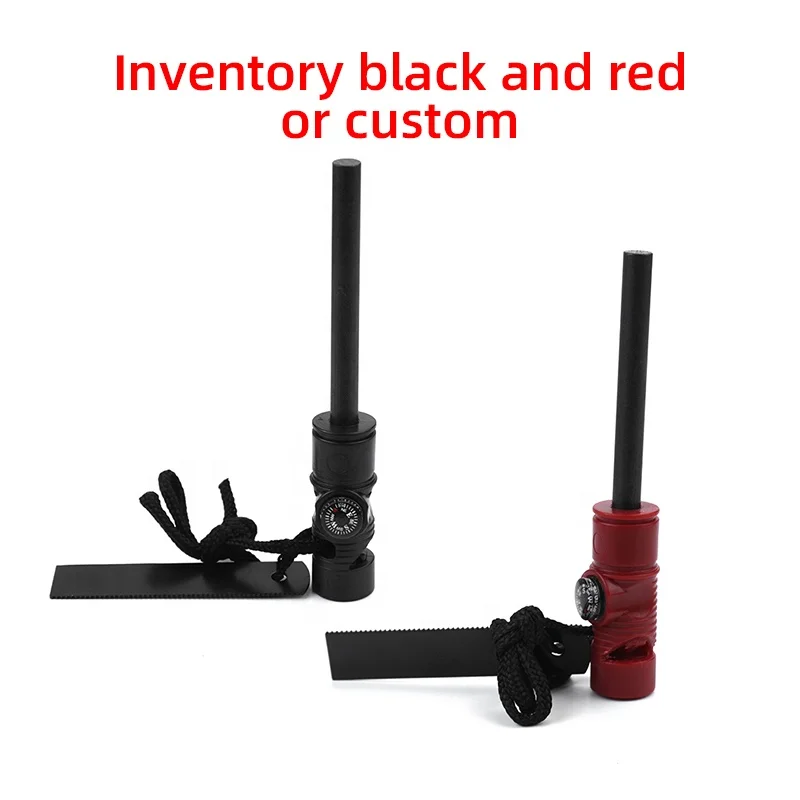 Magnesium & Ferrocerium Flint Fire Starter Firestarter Magnesium Fire Rod Ferrocerium Rods, Survival Tool for Camping, Hiking