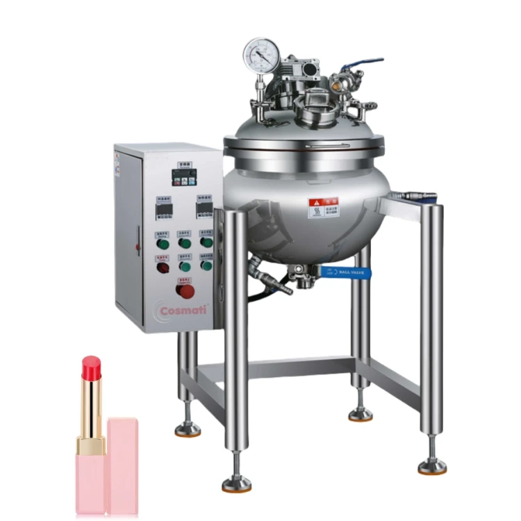 lipstick dissolving and melting pot wax balm disperser mixer tank