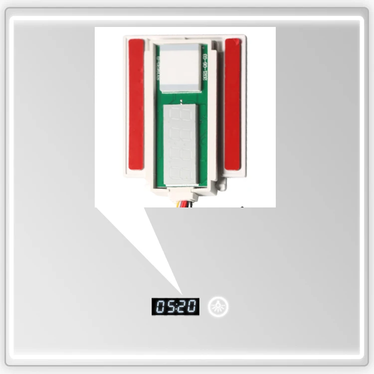 Mirror CCT Touch Switch Dresser Beauty Mirror Bathroom Makeup Mirror Smart Dimming Touch Switch 12V 36W 60W 5A