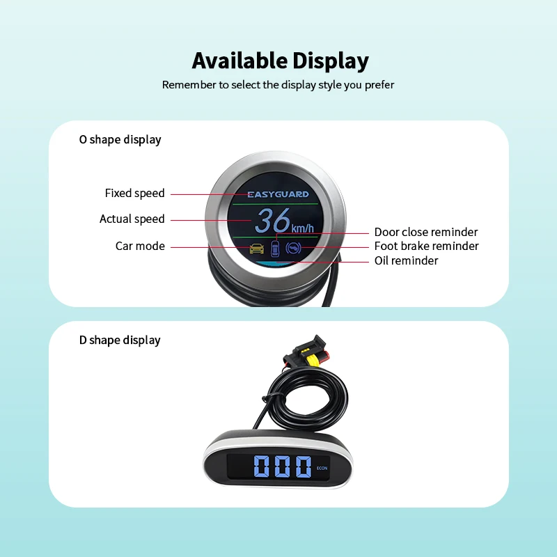 EASYGUARD cruise control system fit for selected Toyota Corolla Yaris 13-18 year car speed control system car speed limiter