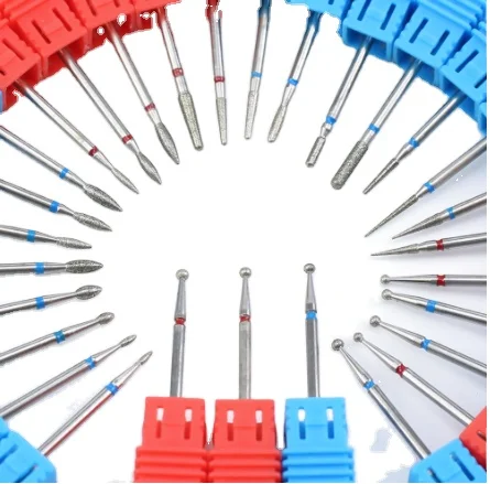 29 Type Diamond Nail Drill Bit Rotary Burr Milling Cutter Stainless Steel Manicure Electric Machine Nail Drill bits
