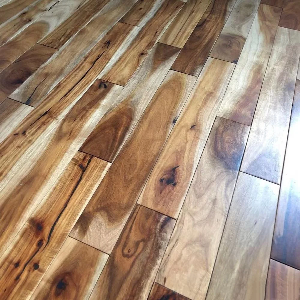 Натуральный цвет, табачная дорога, напольное покрытие из дерева акации