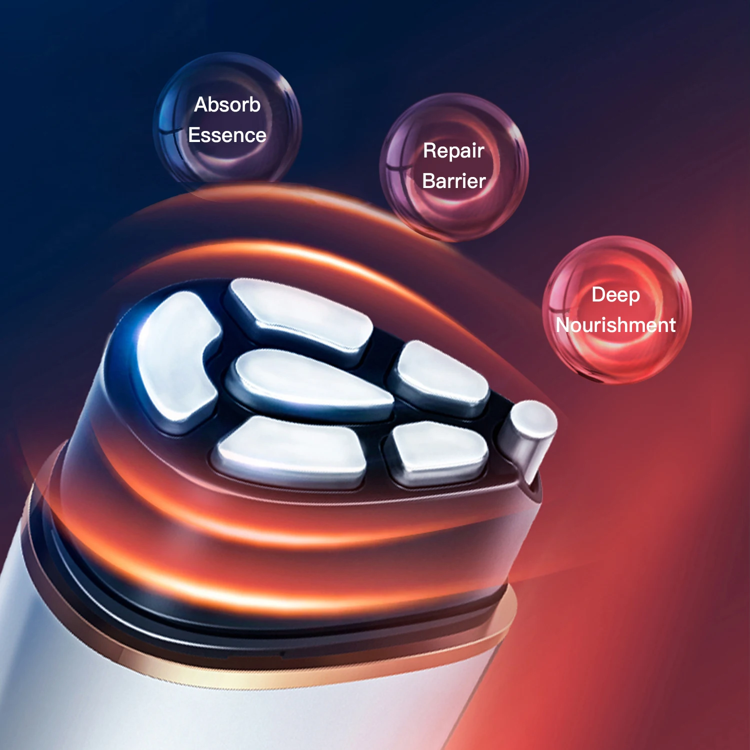 Global Free Samples Handheld Ionic Eye Care Beauty Device High Frequency RF Eye Beauty Device for Sensitive Skin