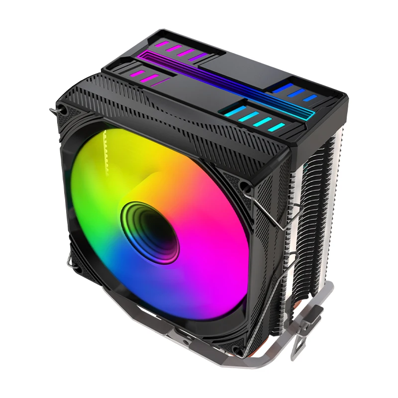 Factory Custom Copper Heatsink CPU Fan Cooler LED Light Function 12V DC Rated Voltage AMD Intel CPU Gaming Motherboard Cooling