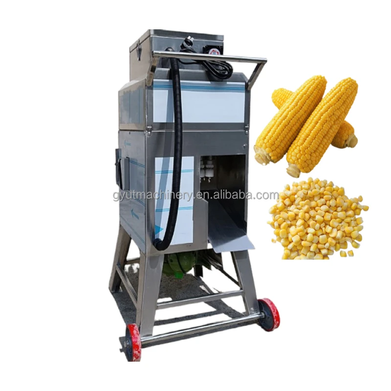 Hydraulic fresh corn seed removing machine sweet corn removing peeling machines