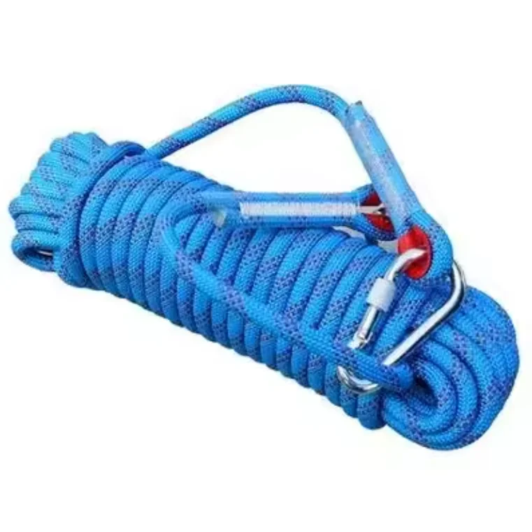 Nylon static ascender climbing rope frame rock gym climbing net rope equipment