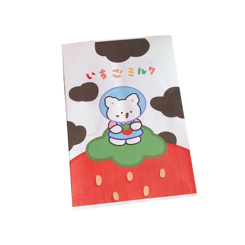 Cute Cartoon Custom Kraft Paper Gift Packaging Bag