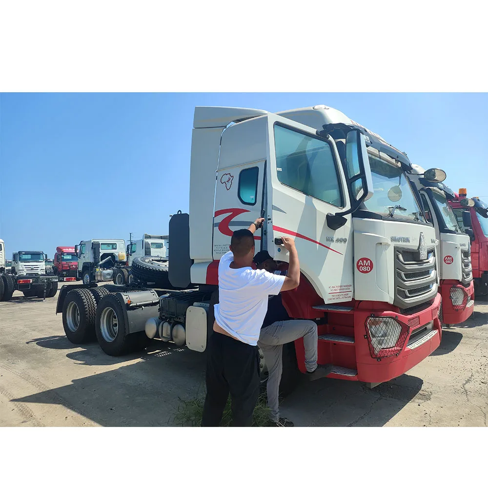 Used 440hp Sinotruck Howo T7H 6x4 Used Tractor Trucks cng truck howo TH7 tractor truck