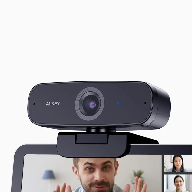 Full Hd 1080P Web Cams Aukey FHD Webcam with mic Low-light Correction Aukey Webcam Cameras for pc