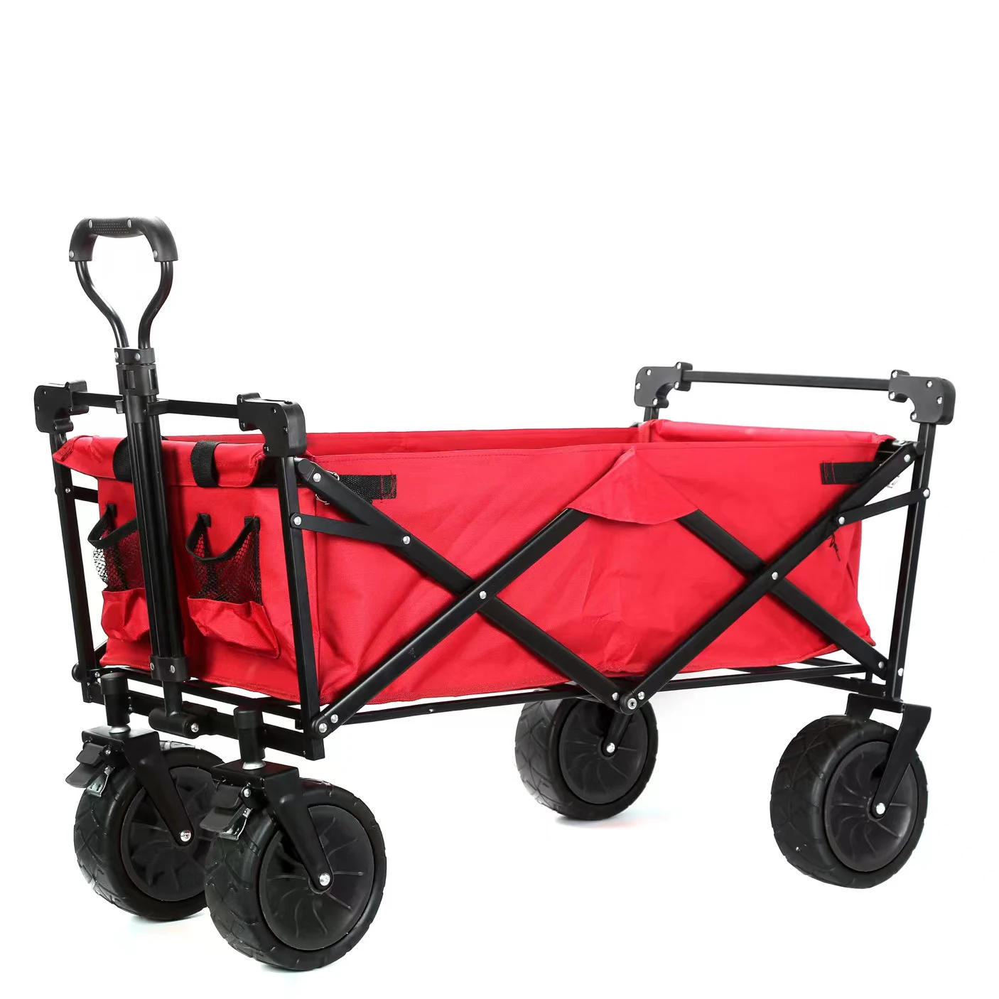 Folding Carry Beach Trolley Camping Wagon Camping Cart Folding Wagon Cart