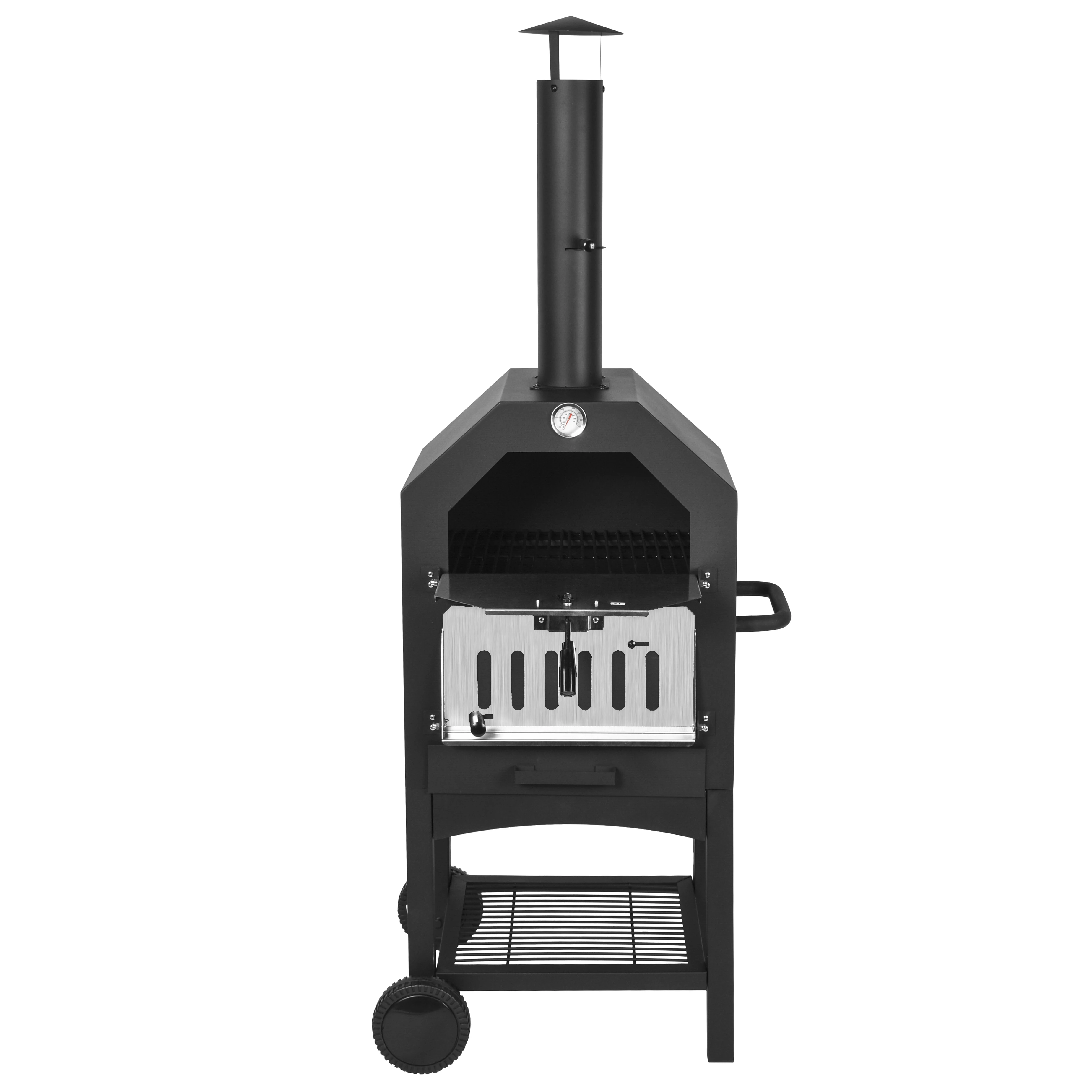 Hot sale commercial Pizza Oven 304 Stainless Steel Wood Fire Pizza Oven Vertical Charcoal Oven for Pizza