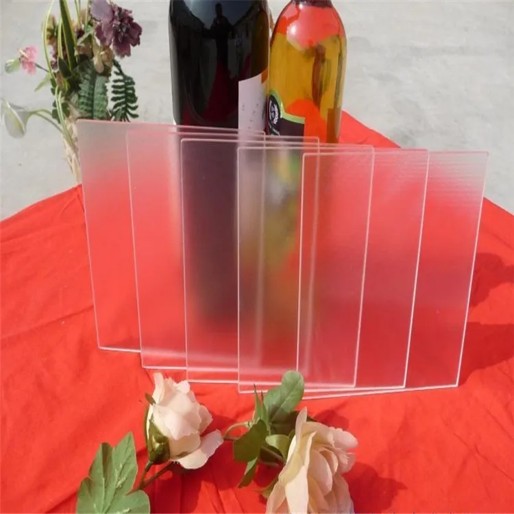 OEM 1.1mm 2mm 3mm AG Tempered Glass panel non-glare display AG glass for touch screen