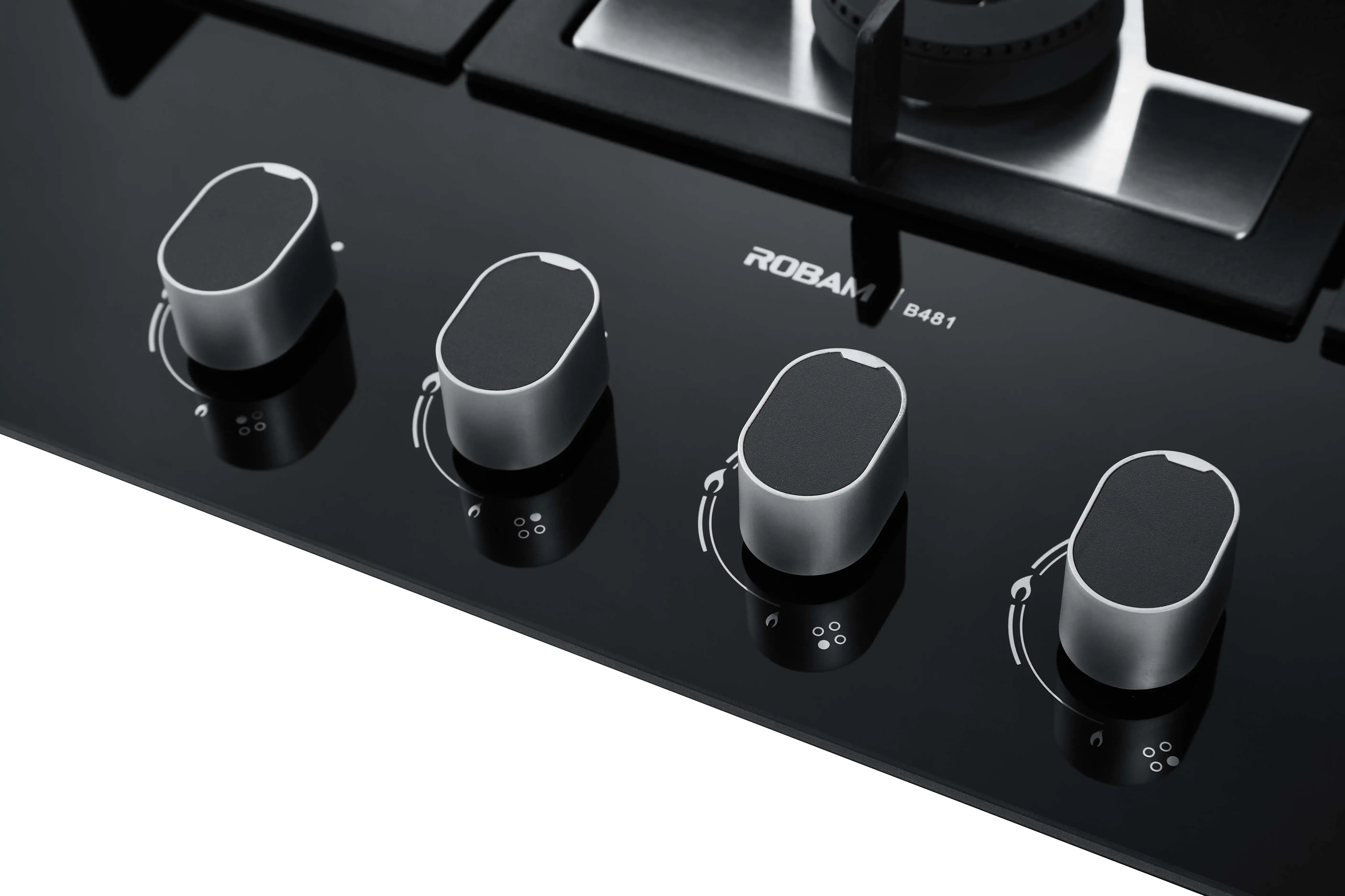 Chinese Glass Top Kitchen Equipment 4 Burner Cooker Tempered Glass Kitchen Hoob Gas Product