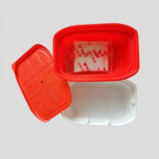 Easy take away hot pot food heating bag for camping cookware