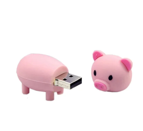 USB-накопители в виде свиньи 1/2/4/8/16/32/64 ГБ