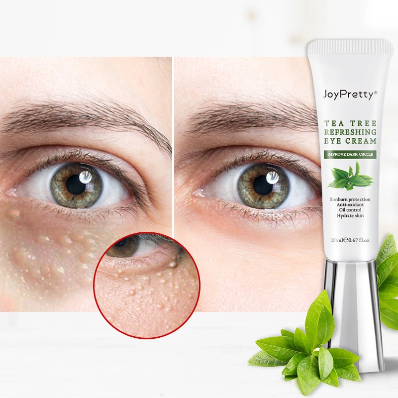 Private Label Korean Organic Acne Skin Care Serum Set Tea Tree Whitening Face Cream