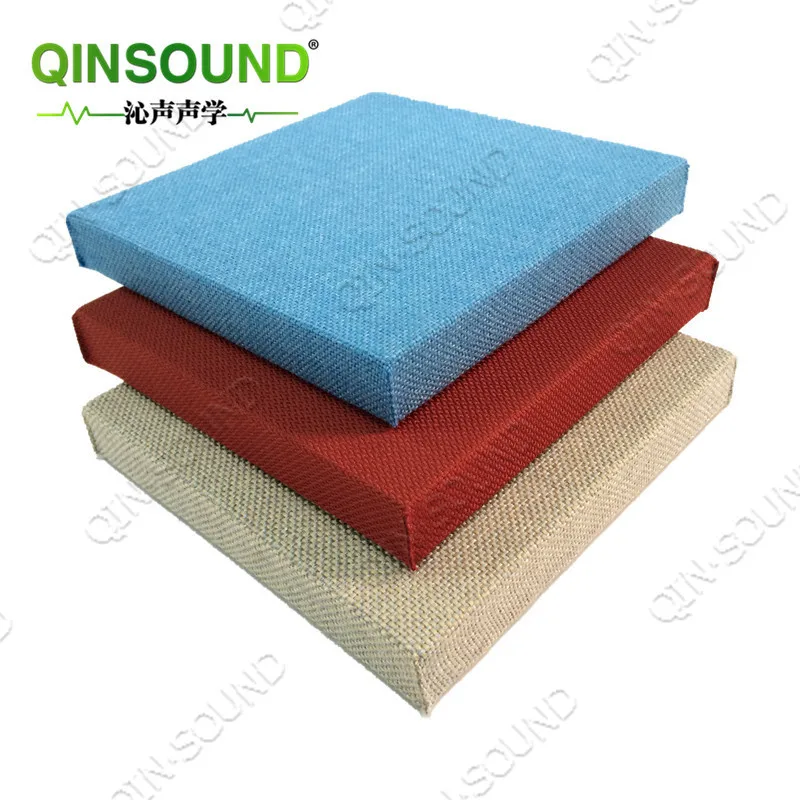 Bedroom bed wall background fireproof Soundproof system decoration acoustic wall panel fabric acoustic panel