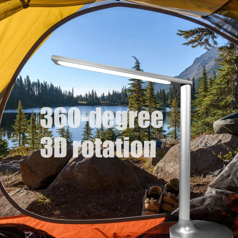 Multifunction rechargeable-table-lamp Exquisite appearance  portative hi-quality read study touchswitch home led table lamp