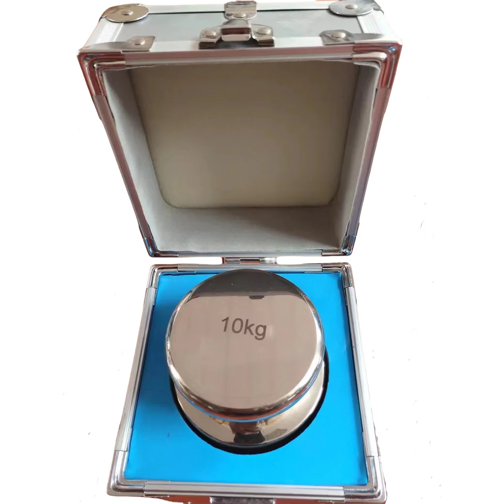 High Quality  F1 F2 M1 Class 10kg 20kg Stainless Steel Test Weight  plate calibration  weight for Laboratory Scale OIML Standard