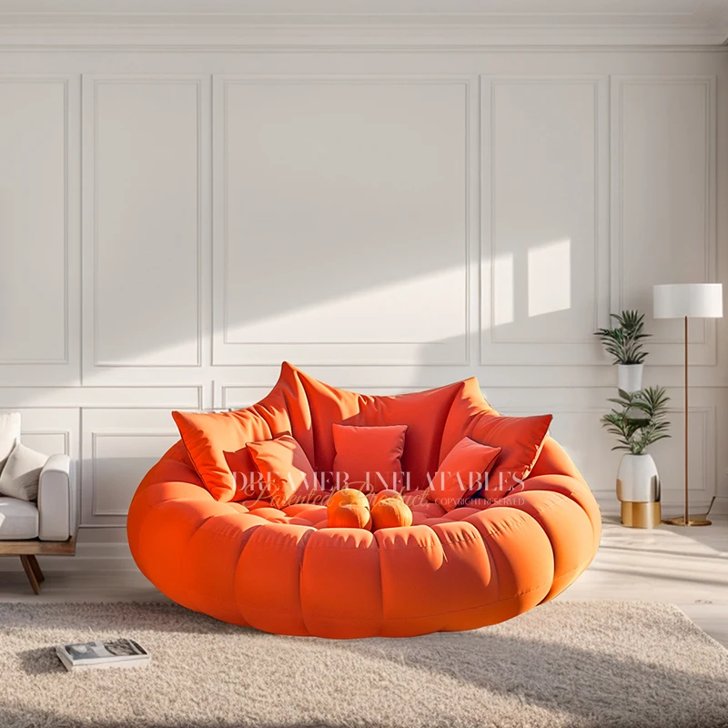 New design sofa and bed folding air sofa pumpkin sofa, indoor reading room living room outdoor travel camping