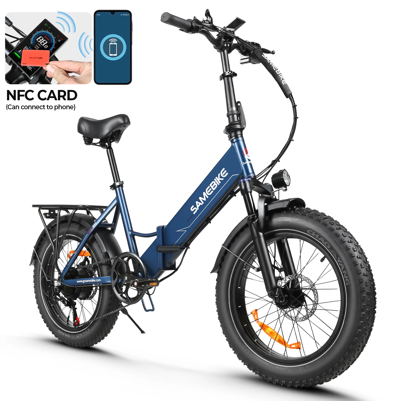 Городской городской 20-дюймовый грузовой велосипед Ebike с мощностью 48 В 100 км и съемным аккумулятором для взрослых в Европе