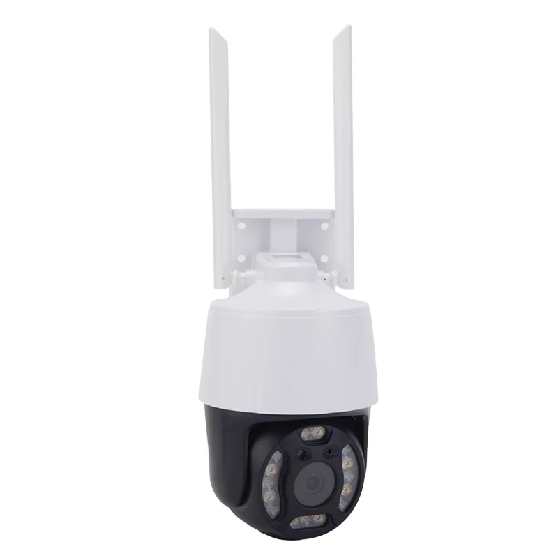 Factory new product night vision voice warning sound and light alarm pedestrian detection automatic tracking security camera