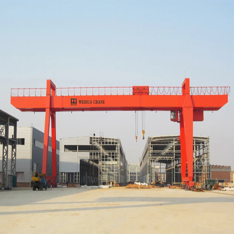 China Heavy Machinery 20-450 tons MG Type Double Beams Gantry Crane Rail Travelling CE ISO Certification For Sale Price