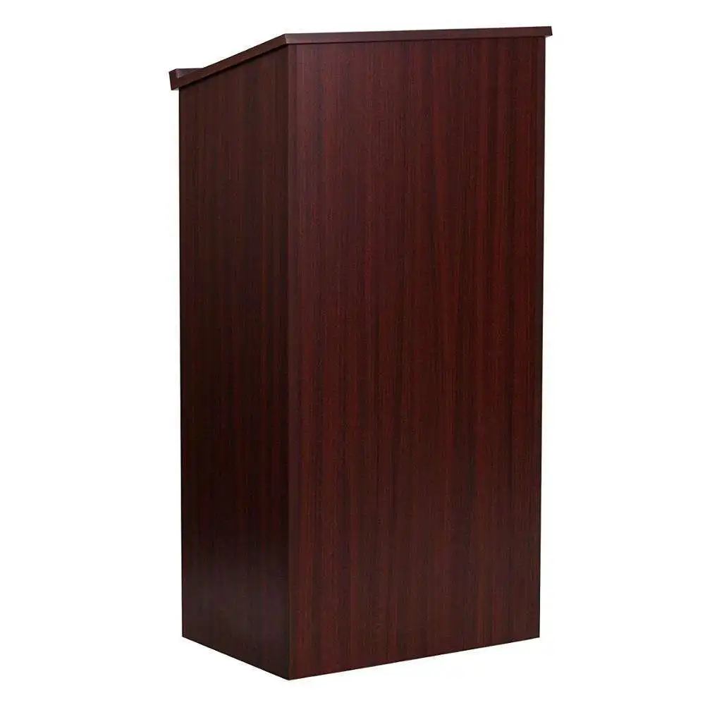 Modern wood lectern podium stand pulpit wood church concert school podium