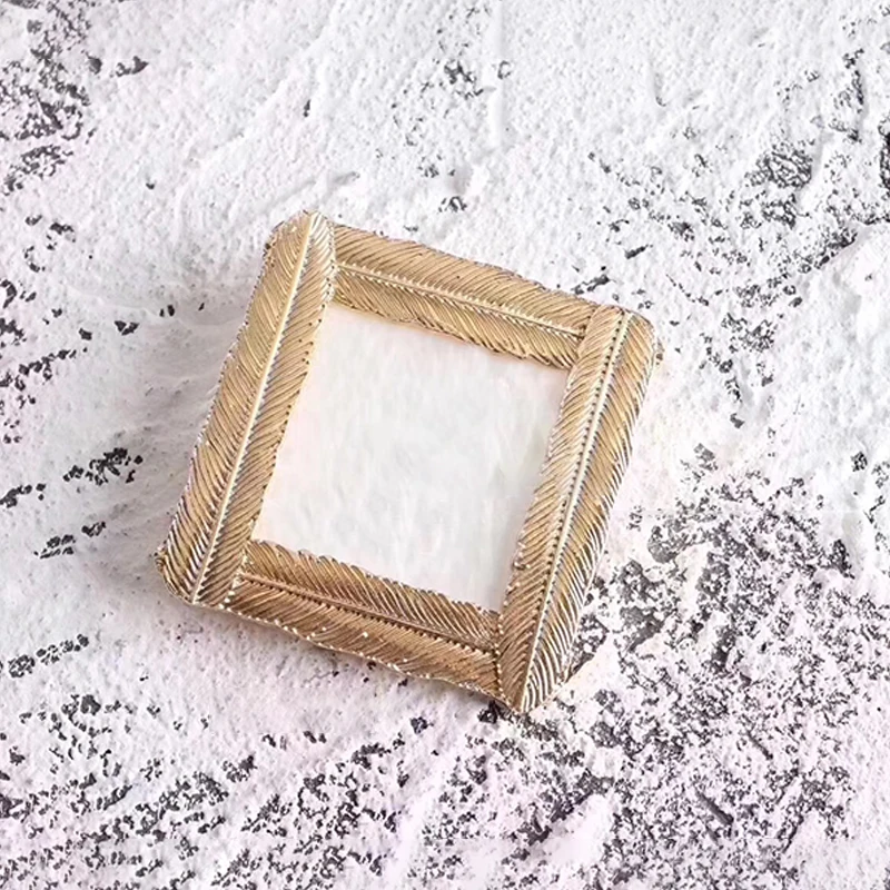 
High Quality Light Gold Ancient Manicure Display Board Luxury Wall Nail DisplayFrame 