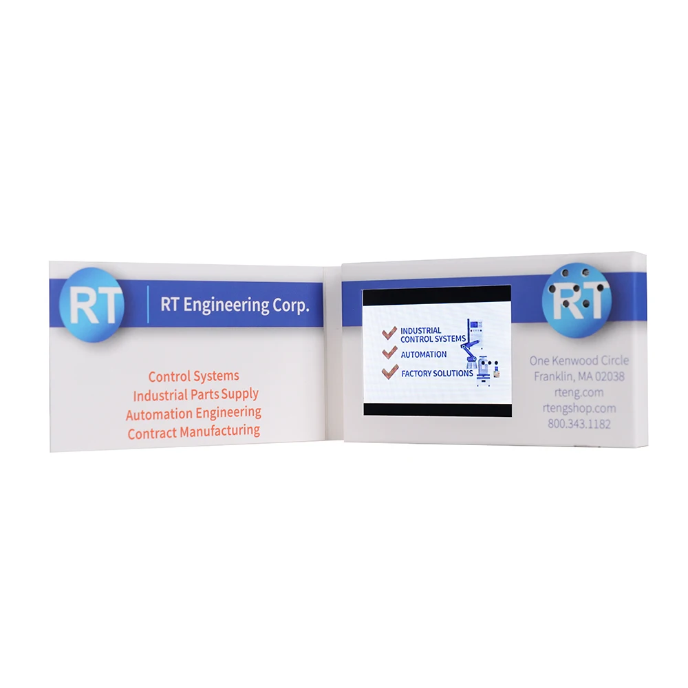 
2.4 inch mini digital Lcd Video brochure of advertising invitation 