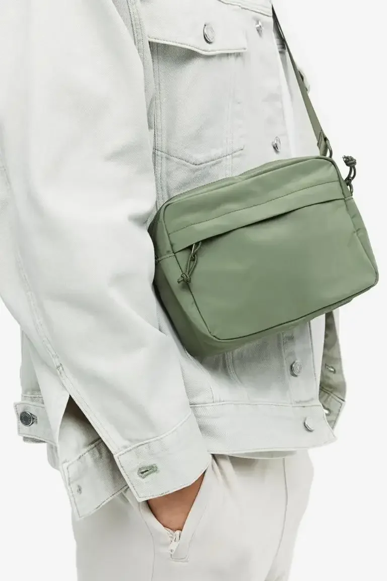 Men Women Custom Small Casual Sling Shoulder Chest Messenger Nylon Camera Cross Body Bag With Logo