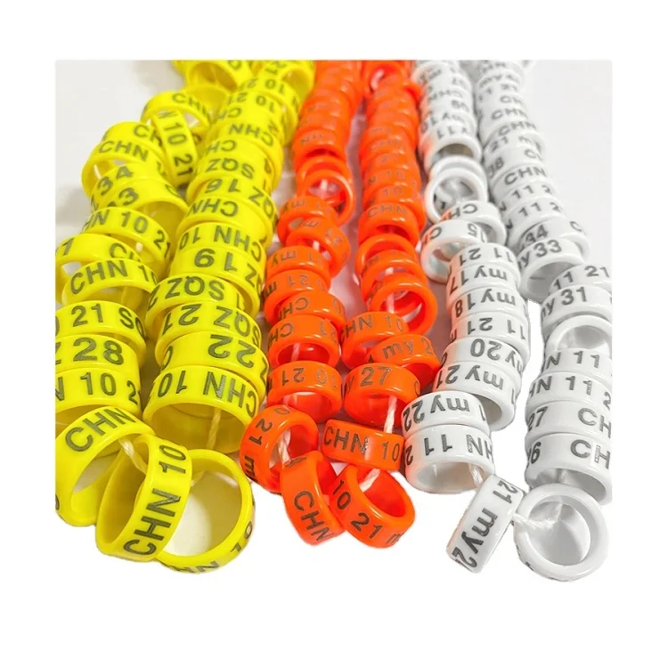 PBR Geshifeng Plastic Bird Ring Bands 2022 Custom Oem New Style