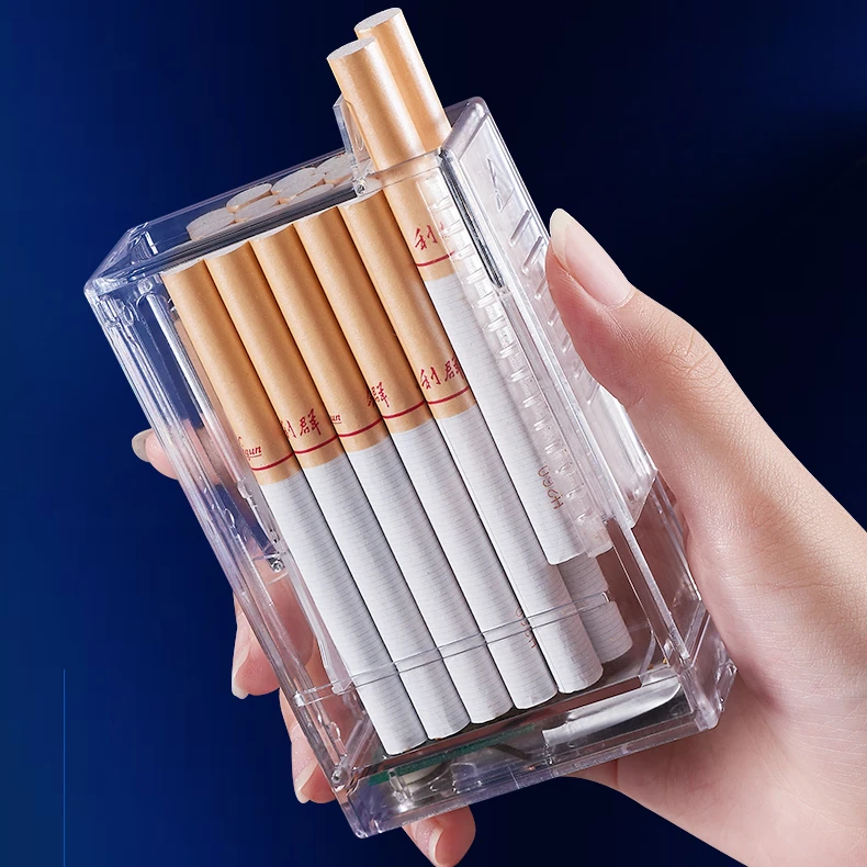 New designs Custom cigarette case with lighter usb rechargeable cigarette box lighter for smoking