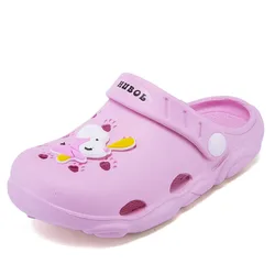 ДЕТСКИЙ EVA с персонажами из мультфильмов; Обувь для сада; Босоножки без застежки