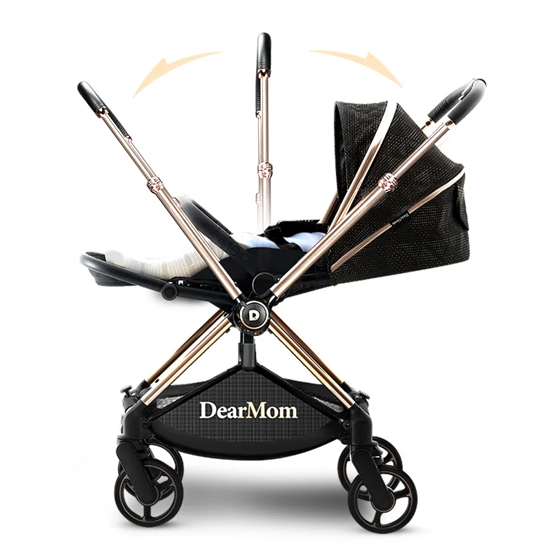 EN1888-1 European High Landscape Luxury Travel System Baby Stroller 2 In 1 baby pushchair