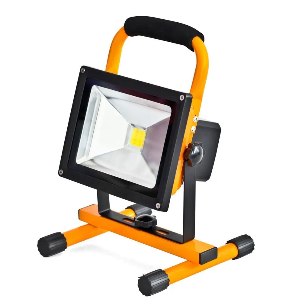 Portable Rechargeable 14.8V 8800mAh Battery Powered 50W Outdoor Camping Emergency LED Flood Work Light for Car Vessel