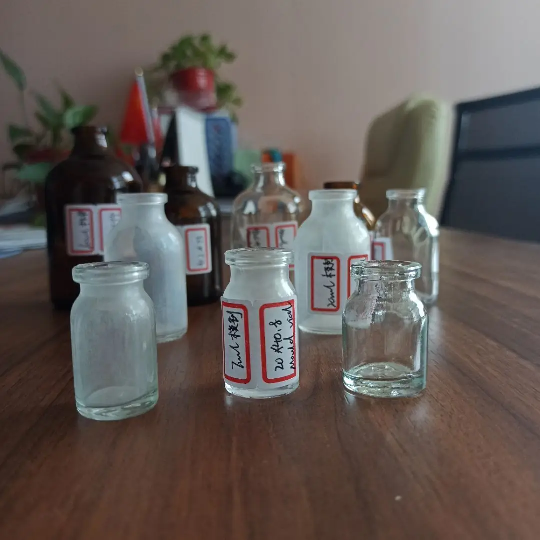 moulded Injection glass  vial for Antibiotics Ring finish ISO/CFDA 20mm USP Type 1 2 3