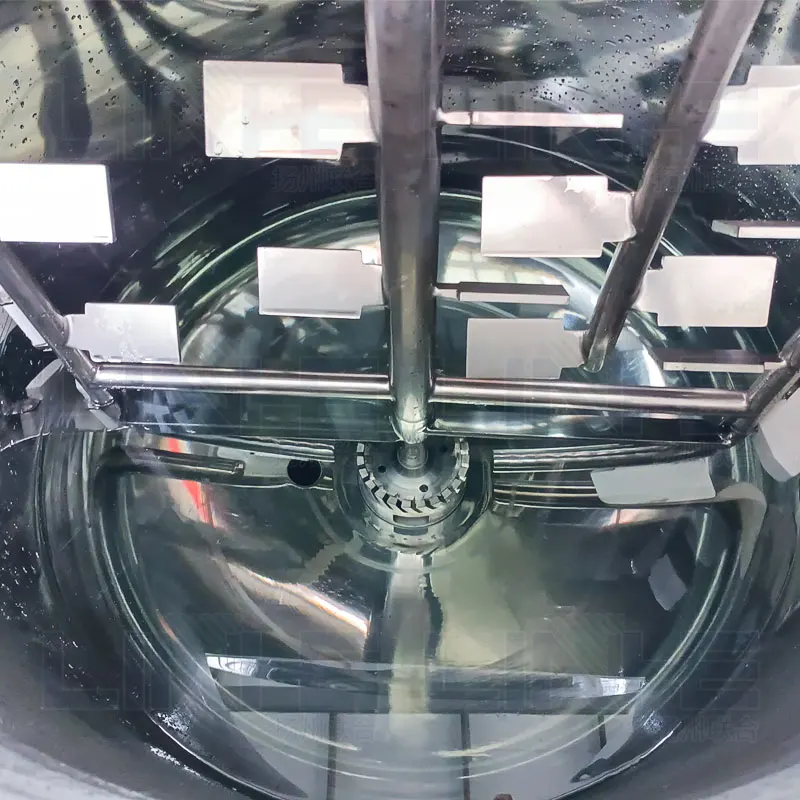 50 100 200 500 1000 Gallon Stainless Steel Stirrer Jacketed Electric Heating Liquid Homogenizer Mixing Tank with Agitator