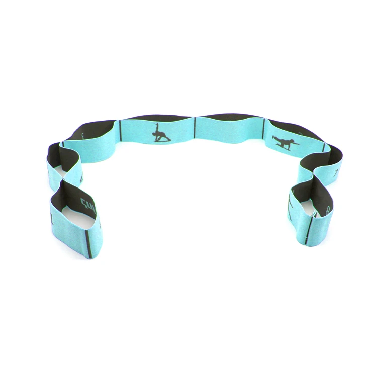 Nylon Elastic Strap with Flexible Loops Exercises Workout Yoga Pilates Stretch Resistance band Strap Belt elastic stretch belts