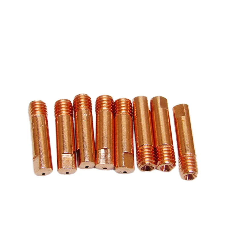 Binzel 15ak Welding Torch with M6 0.6mm 0.8mm 1.0mm Copper Contact Tips Essential for Quality Torch Work