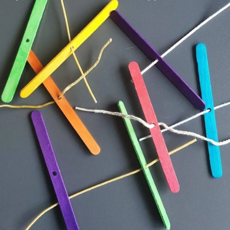 Great Super Handy  Wooden  Wick Centering Devices Holders Bars for Candle Making in Place