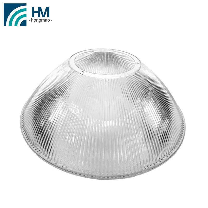 Industrial Lighting 20' 120degree Industril Led High Bay Pc Cover or Diffuser with 2mm Thickness Bottom Glass