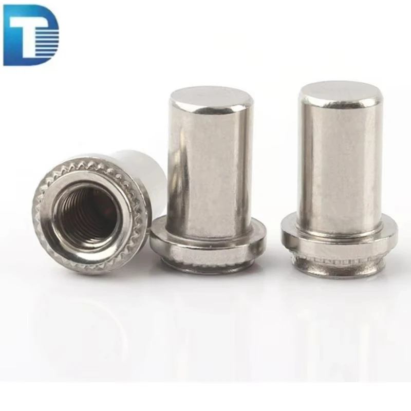 18-8 Stainless Steel INOX SS SUS 304 316 316L A2 A4 70 80 Metric Imperial Hexagon Flush Blind Self Clinching Nut Polished M3