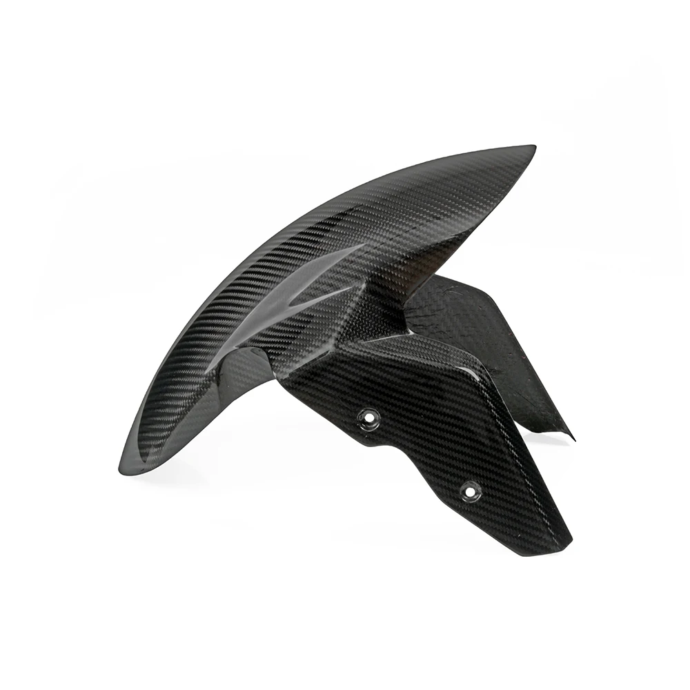 100% Carbon Fiber  Front Fender Replacement S1000RR /S1000R/ HP4/  S1000XR In Twill Weave 100% glossy finish  black