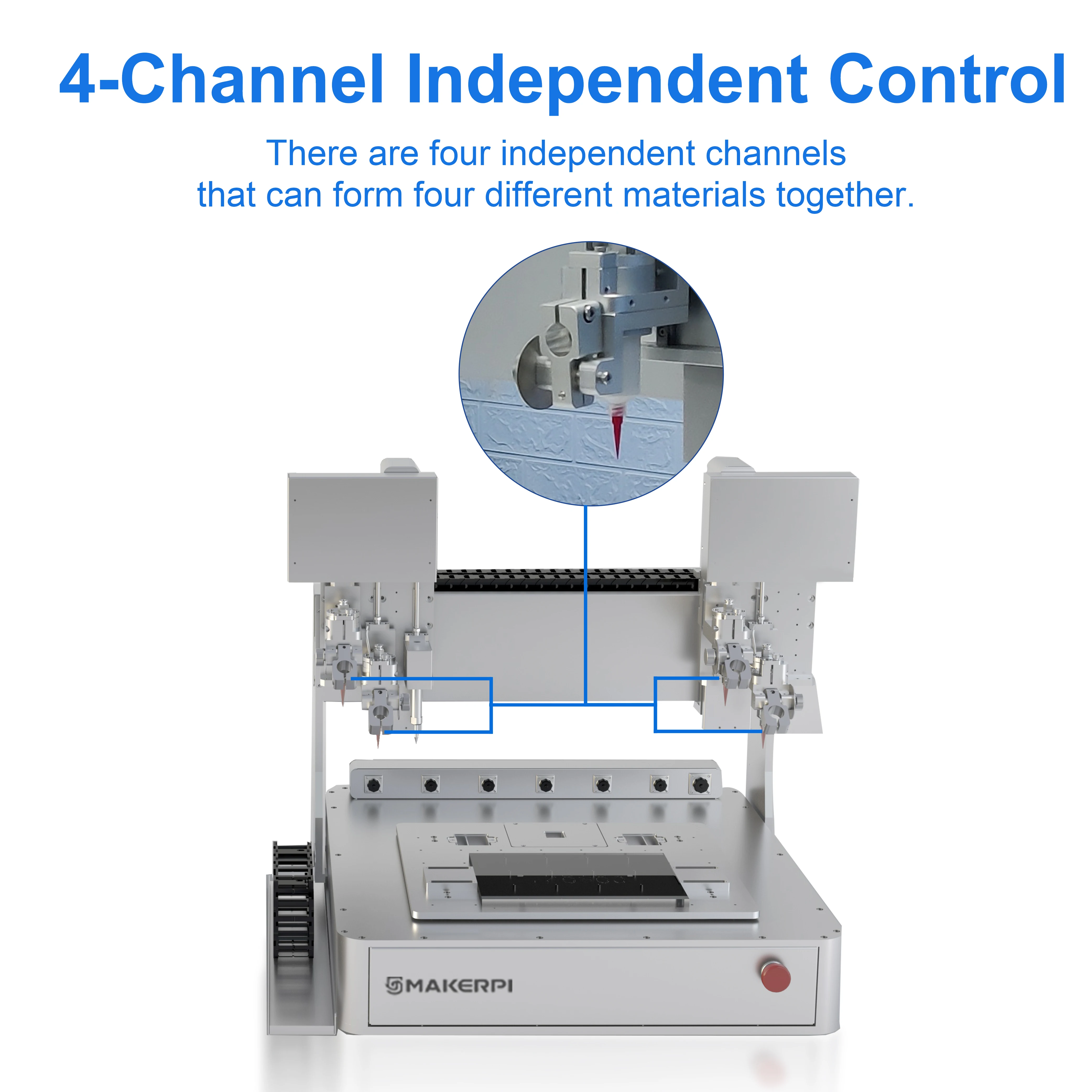 MakerPi Autobio 2000 DIW Material testing improves high-precision 3D printing and advanced material printing for versatile