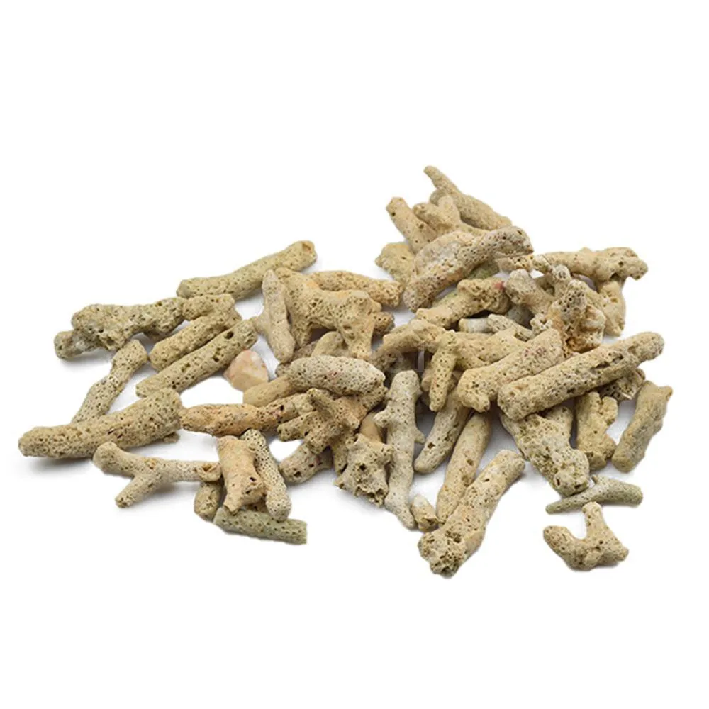Aquarium Coral Bone Sand Coral Stone  Fish Tank Water Filter Media