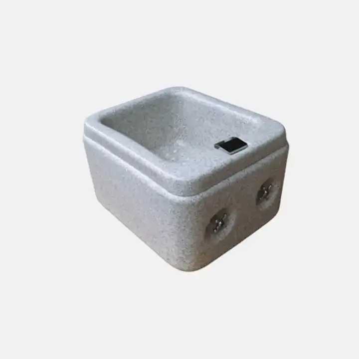 Modern Portable Fiberglass Foot Spa Basin Custom Good Quality Hot Sale White Acrylic Salon Soaking Pedicure Wash Basin